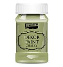 Krīta krāsa "Dekor paint", 100ml, olīvzaļa, Pentart