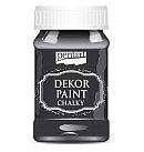 Krīta krāsa "Dekor paint", 100ml, melna, Pentart
