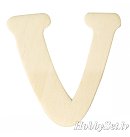 Koka burts "V", H:4cm