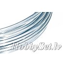 Alumīnija stieple, D:2mm, 12m/ 100g, ledus zila