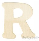 Koka burts "R", H:4cm