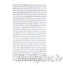 Pašlīmējošās strazas, D:3mm, 806 gab., puscaurspīdīgas