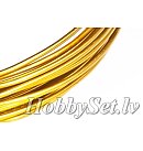 Alumīnija stieple, D:2mm, 12m/ 100g, zelta krāsa