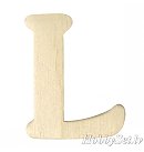 Koka burts "L", H:4cm