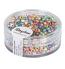 Pērlītes "Rocailles", D:2.6mm, 17g, perlamutra krāsainas