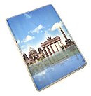 Notebook A5, soft cover, textile, checkered