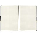 Notebook, A4, hard cover with elastic band, with pages in cell, 80g/ m2