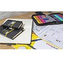 Notebook, A4, hard cover with elastic band, with pages in cell, 80g/ m2