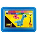 Plastilīna komplekts plastmasas kastītē, 20 krāsas, Idena