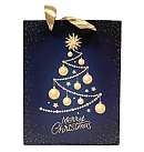 Dāvanu maisiņš "Merry Christmas/ Christmas tree", 18x8x23cm