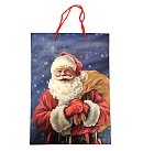 Dāvanu maisiņš "Santa Claus", 25x8.5x34.5cm, Idena