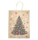 Papīra dāvanu maisiņš "Christmas tree", 25x33x12cm