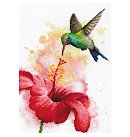 Комплект для вышивки крестиком "Hummingbird", 21x30см