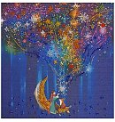 Izšūšanas komplekts ar pērlītēm "Dreamer", 20x20 cm