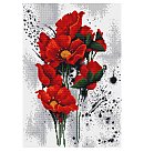 Izšūšanas komplekts krustdūrienā "The Poppies", 26x38cm