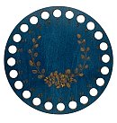 Izšūšanas diegu organizātors D:15cm, zils