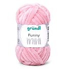 Dzija "Funny Mini", 100% poliesters, 15g, 18m, gaiši rozā #04