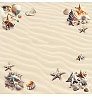 Scrapbooking paper collection "Sea of dreams", 30.5x30.5cm, 200g/ m2, 10 double-sided sheets