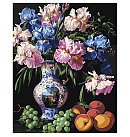 Komplekts gleznošanai pēc numuriem, "The beauty of irises", audekls uz apakšrāmja,40х50cm