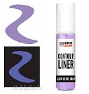 Fosforizēta kontūrkrāsa visām virsmām uz ūdens bāzes, 20ml, tumši purpurvioleta, Pentart
