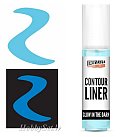 Fosforizēta kontūrkrāsa visām virsmām uz ūdens bāzes, 20ml, zila, Pentart