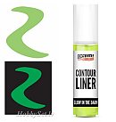 Fosforizēta kontūrkrāsa visām virsmām uz ūdens bāzes, 20ml, zaļa, Pentart