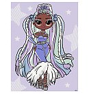 Komplekts gleznošanai pēc numuriem, "L.O.L. Surprise! O.M.G. Fashion show Lady Braids", audekls uz apakšrāmja, 30х40cm