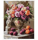 Набор для росписи по номера, "Exquisite roses", холст на подрамнике, 40х50см