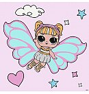 Komplekts gleznošanai pēc numuriem, "L.O.L. Surprise! O.M.G. Fairies Skystarling", audekls uz apakšrāmja, 40х40cm