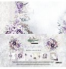 Skrapbukinga papīra kolekcija "In Purple Colors", 30.5x30.5 cm, 250g/ m2, divpusējs, 6 loksnes