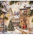 Salvetes dekupāžai, 33x33 cm, 2 gb, "Villaggio Natale", ZS