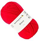 Dzija "Bravo", 100% akrils, 50g, sarkana