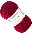 Dzija "Bravo", 100% akrils, 50g, vīnsarkana