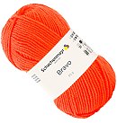Dzija "Bravo", 100% akrils, 50 g, neona oranža