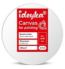 Холст на MDF подрамнике, круглый, D:19см, поликоттон, акриловая грунтовка, среднезернистая фактура, 280 г/ м²