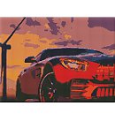 Dimantu mozaīkas komplekts "Steel power", bez apakšrāmja, 30х40cm