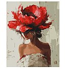 Komplekts gleznošanai pēc numuriem "A delicate bud", audekls uz apakšrāmja, 40х50cm