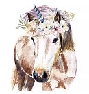 Salvetes dekupāžai, 33x33 cm, 2 gb, "Pretty Unicorn"