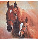 Salvetes dekupāžai, 33x33 cm, 2 gb, "HORSE WITH FOAL"