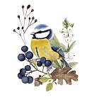 Salvetes dekupāžai "Oiseau en Nature Napkin", 33x33cm, 2 gab.
