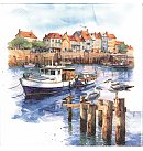 Salvetes dekupāžai "Port Scene", 33x33cm, 2 gab.