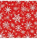 Salvetes dekupāžai "Christmas Snowflakes light red", 33x33cm, 2 gab.