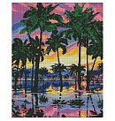 Набор алмазной мозаики "Paradise vacation", полотно на подрамнике, 40х50cm