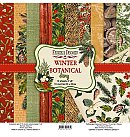 Skrapbukinga papīra kolekcija "Winter Botanical Diary", 20x20cm, 200g/ m2, 10 divpusējas loksnes, ZS