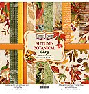 Skrapbukinga papīra kolekcija "Autumn Botanical diary", 30,5x30,5cm, 200g/ m2, 10 divpusējas loksnes