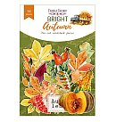Izgrieztu papīra dekoru komplekts "Bright Autumn", 56 gab.