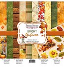 Skrapbukinga papīra kolekcija "Bright Autumn", 30.5x30.5cm, 200g/ m2, 10 divpusējas