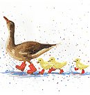 Bree Merryn - Diamond Art Card Kit - "Puddle Parade", 18x18cm