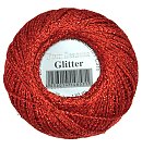 Metalizēts tambordiegs "Glitter uni", Nr.8222, 25g,sarkans