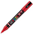 Marķieris uz ūdens bāzes "UNI Posca PC-5BR", sarkans (15)